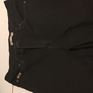 Lee black jeans straight leg size 8